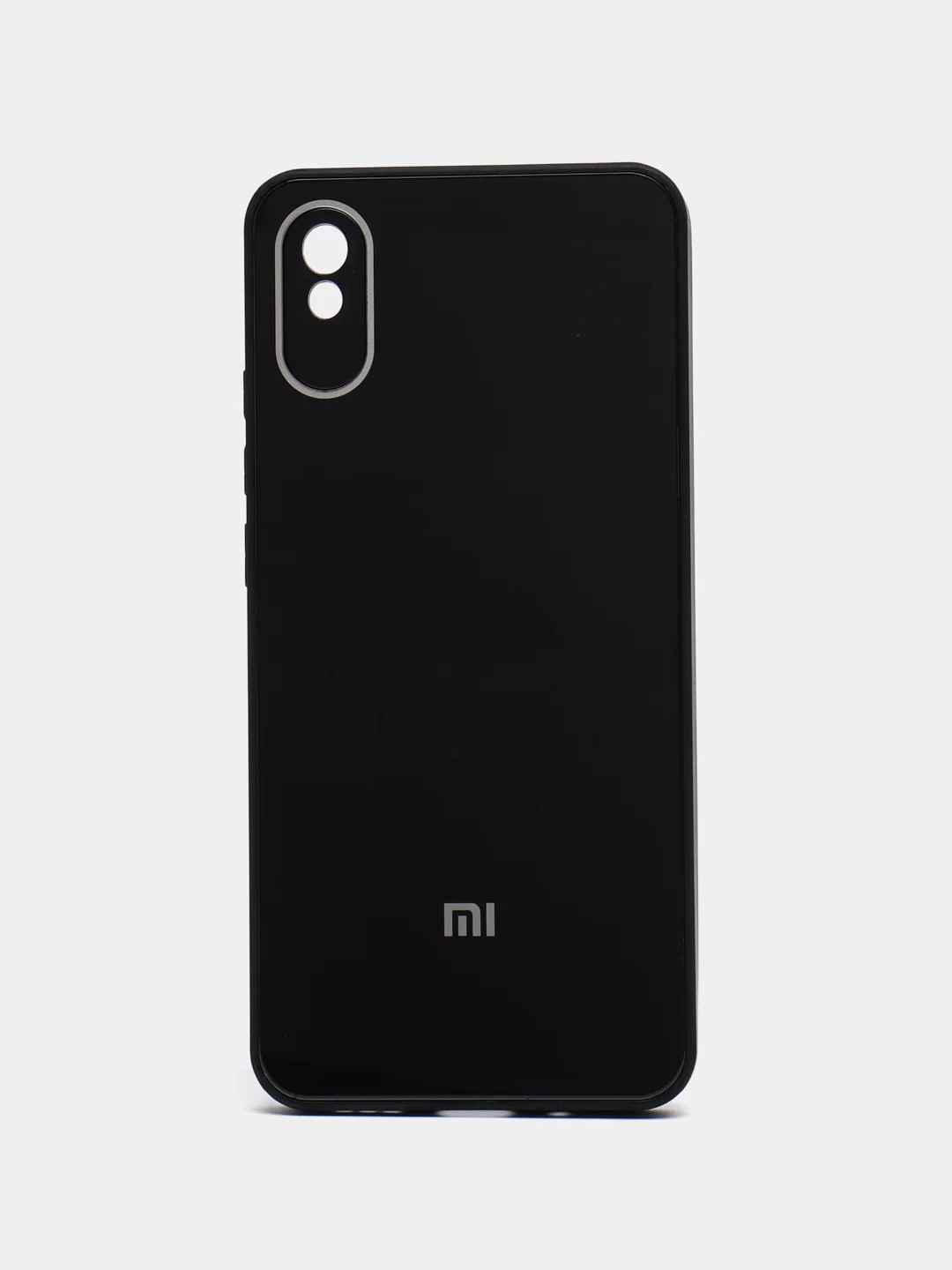 Черный чехол Xiaomi Redmi 9A, Сяоми Редми 9А, пластиковый под стекло