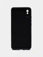 Черный чехол Xiaomi Redmi 9A, Сяоми Редми 9А, пластиковый под стекло