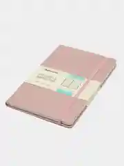 Блокнот А5 BRAUBERG Metropolis Special, под кожу, резинка, медный, 148x218 мм, 80 листов