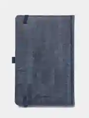Ежедневник недатированный BRAUBERG Wood, А5, синий, под кожу, 138 х 213 мм, 136 листов