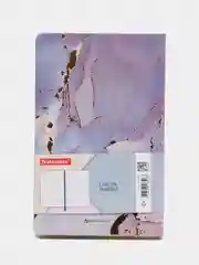 Ежедневник недатированный BRAUBERG Vista "Marble", А5, под кожу, 138х213 мм, 136 листов