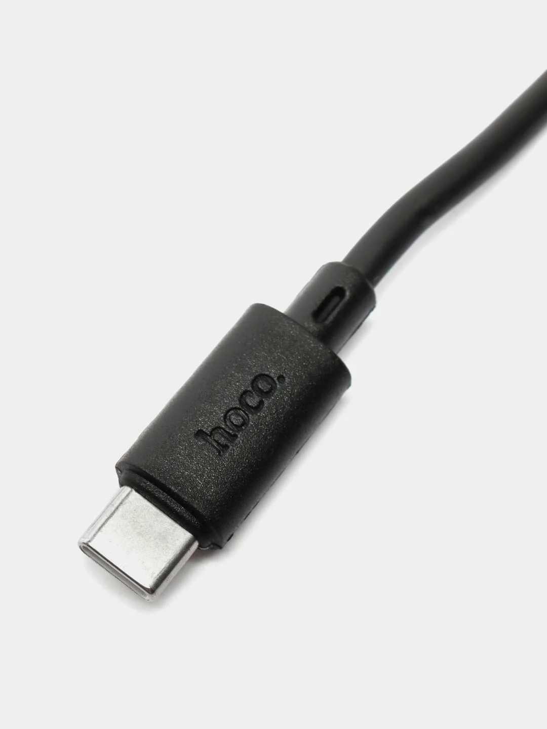 Черный кабель Hoco Micro-USB, Type-C, Lightning, 1 метр