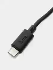 Черный кабель Hoco Micro-USB, Type-C, Lightning, 1 метр