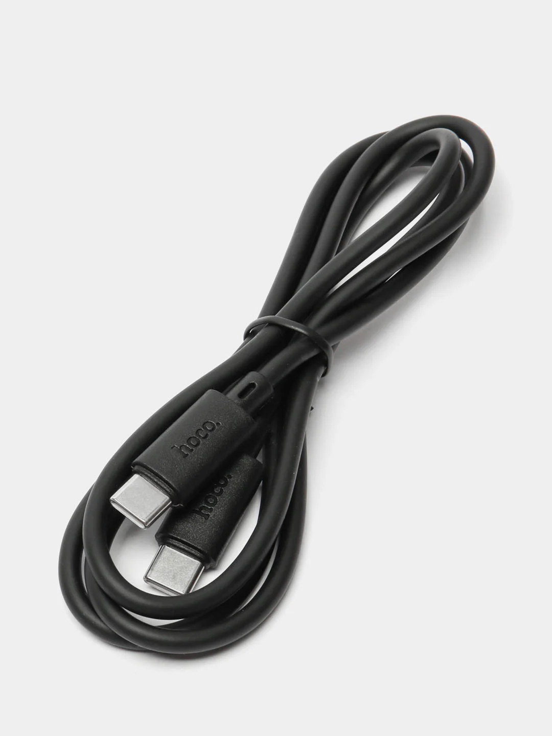 Черный кабель Hoco Micro-USB, Type-C, Lightning, 1 метр
