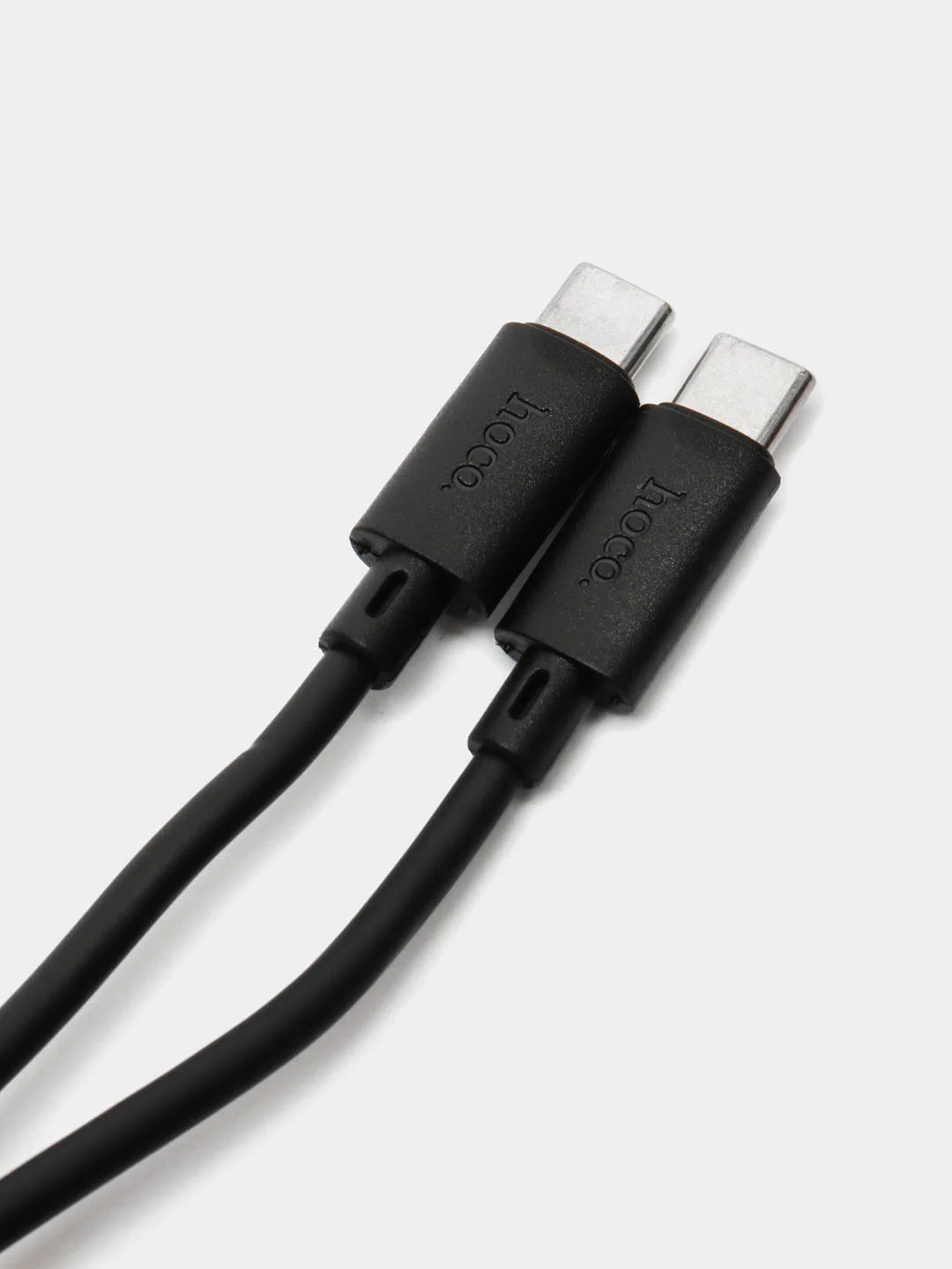 Черный кабель Hoco Micro-USB, Type-C, Lightning, 1 метр
