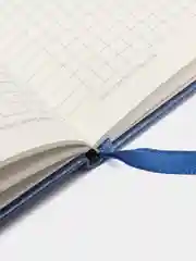 Блокнот BRAUBERG Metropolis Special, под кожу, A5, 80 листов, резинка, клетка, сапфировый