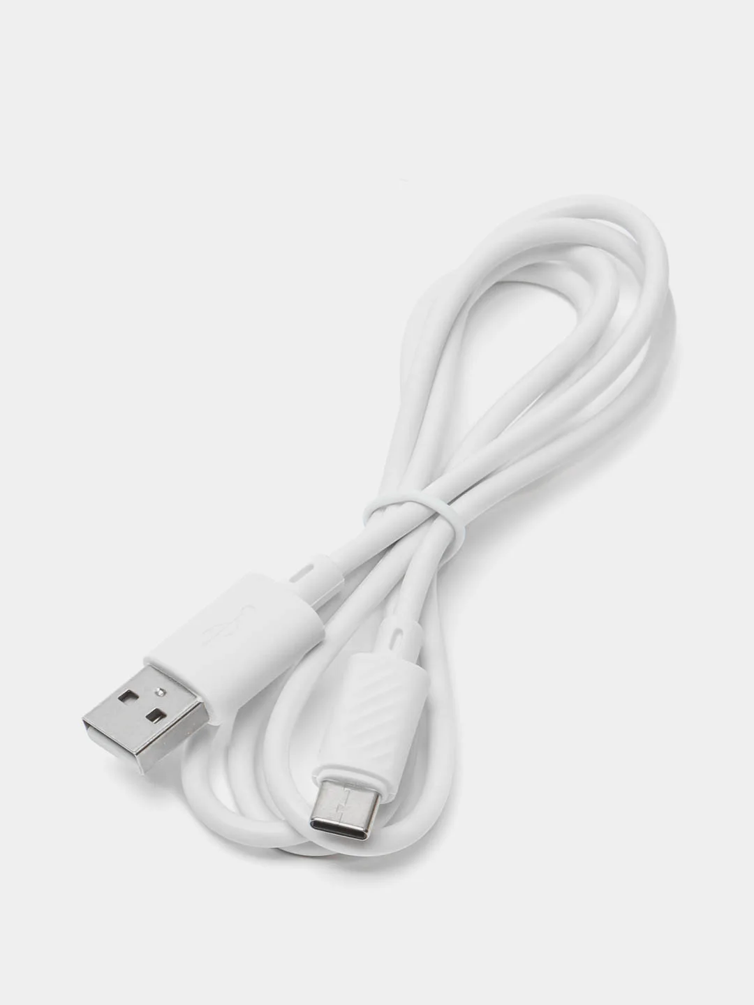 Белый кабель Hoco Micro-USB, Type-C, Lightning, 1 метр