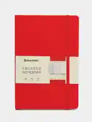 Блокнот BRAUBERG ULTRA, балакрон, красный, А5, 148 х 218 мм, 80 г/м2, 100 л