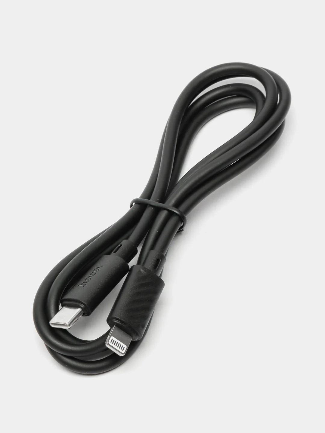 Черный кабель Hoco Micro-USB, Type-C, Lightning, 1 метр