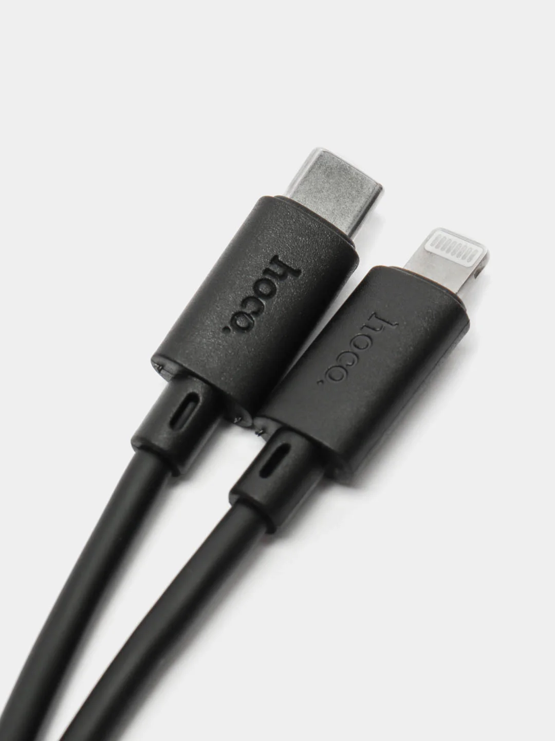 Черный кабель Hoco Micro-USB, Type-C, Lightning, 1 метр