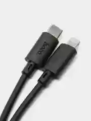 Черный кабель Hoco Micro-USB, Type-C, Lightning, 1 метр