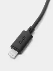 Черный кабель Hoco Micro-USB, Type-C, Lightning, 1 метр