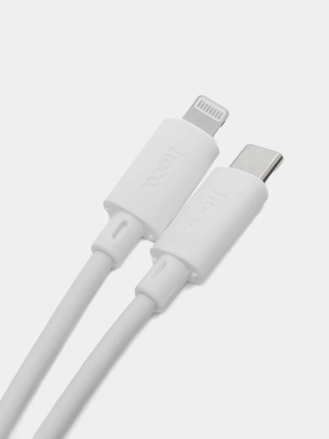 Белый кабель Hoco Micro-USB, Type-C, Lightning, 1 метр