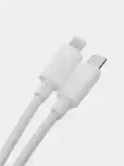 Белый кабель Hoco Micro-USB, Type-C, Lightning, 1 метр