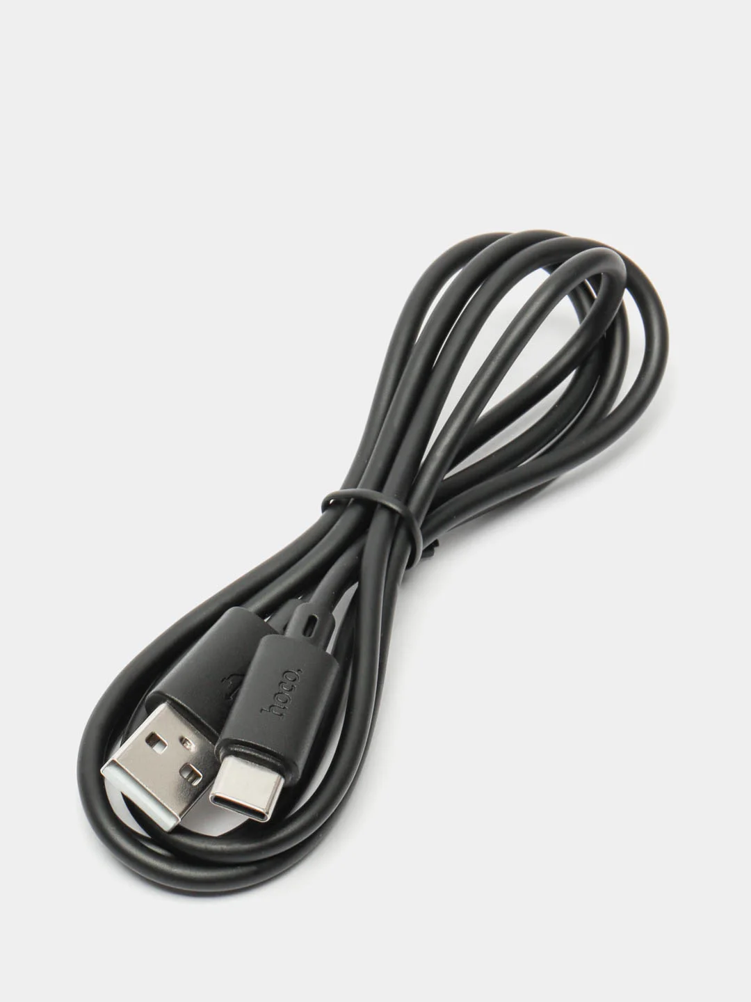 Черный кабель Hoco Micro-USB, Type-C, Lightning, 1 метр