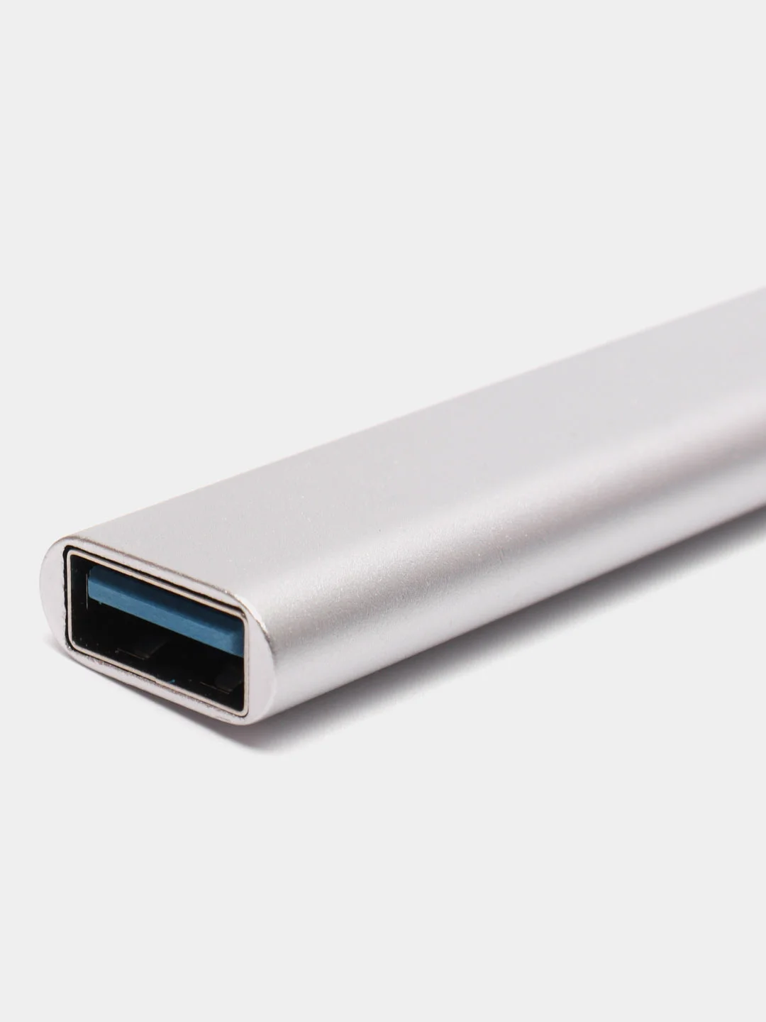 Серебряный usb hub концентратор универсальный usb 3.0 type-c 4 в 1