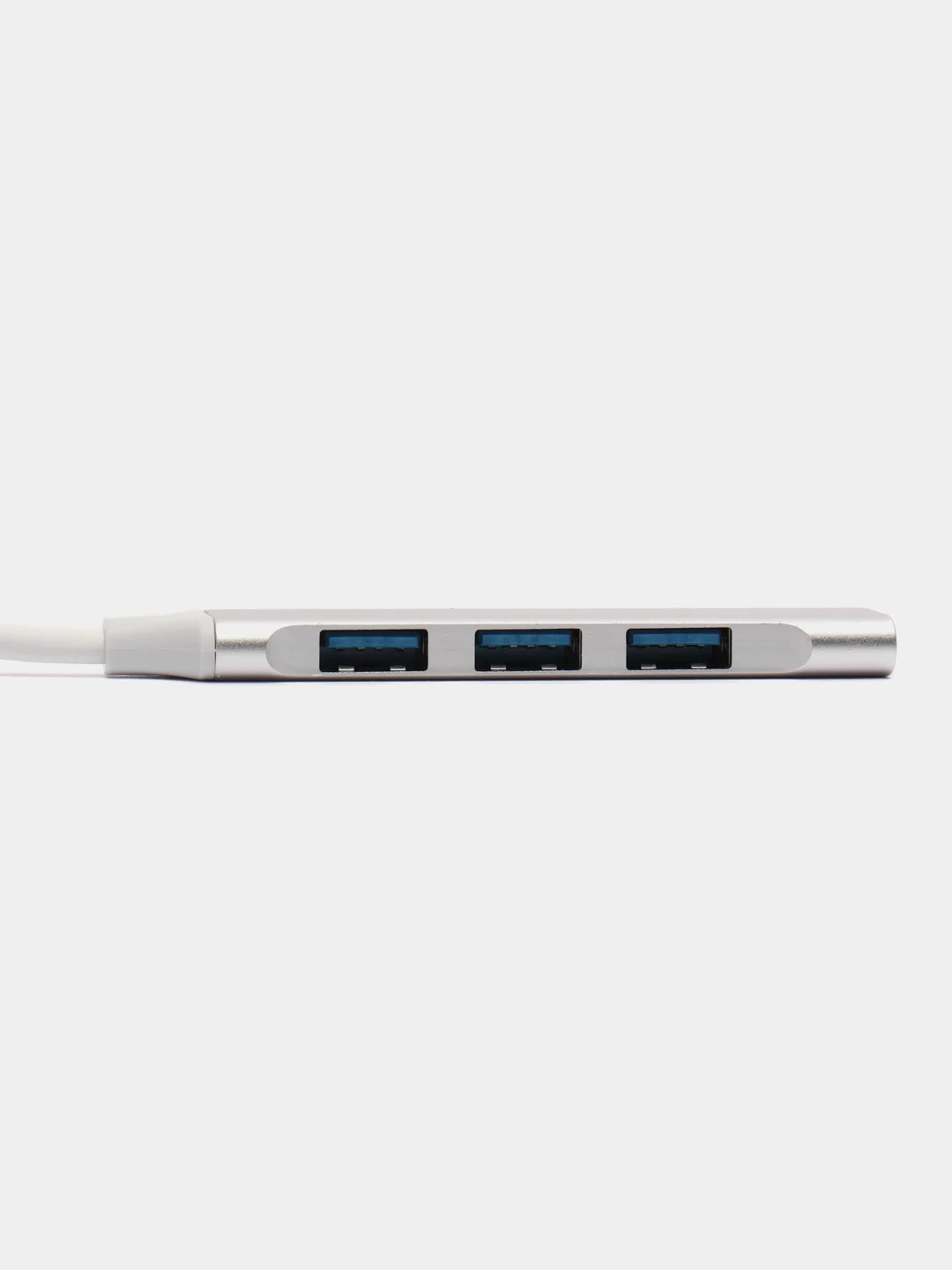 Серебряный usb hub концентратор универсальный usb 3.0 type-c 4 в 1