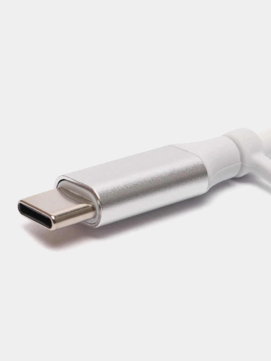 Серебряный usb hub концентратор универсальный usb 3.0 type-c 4 в 1