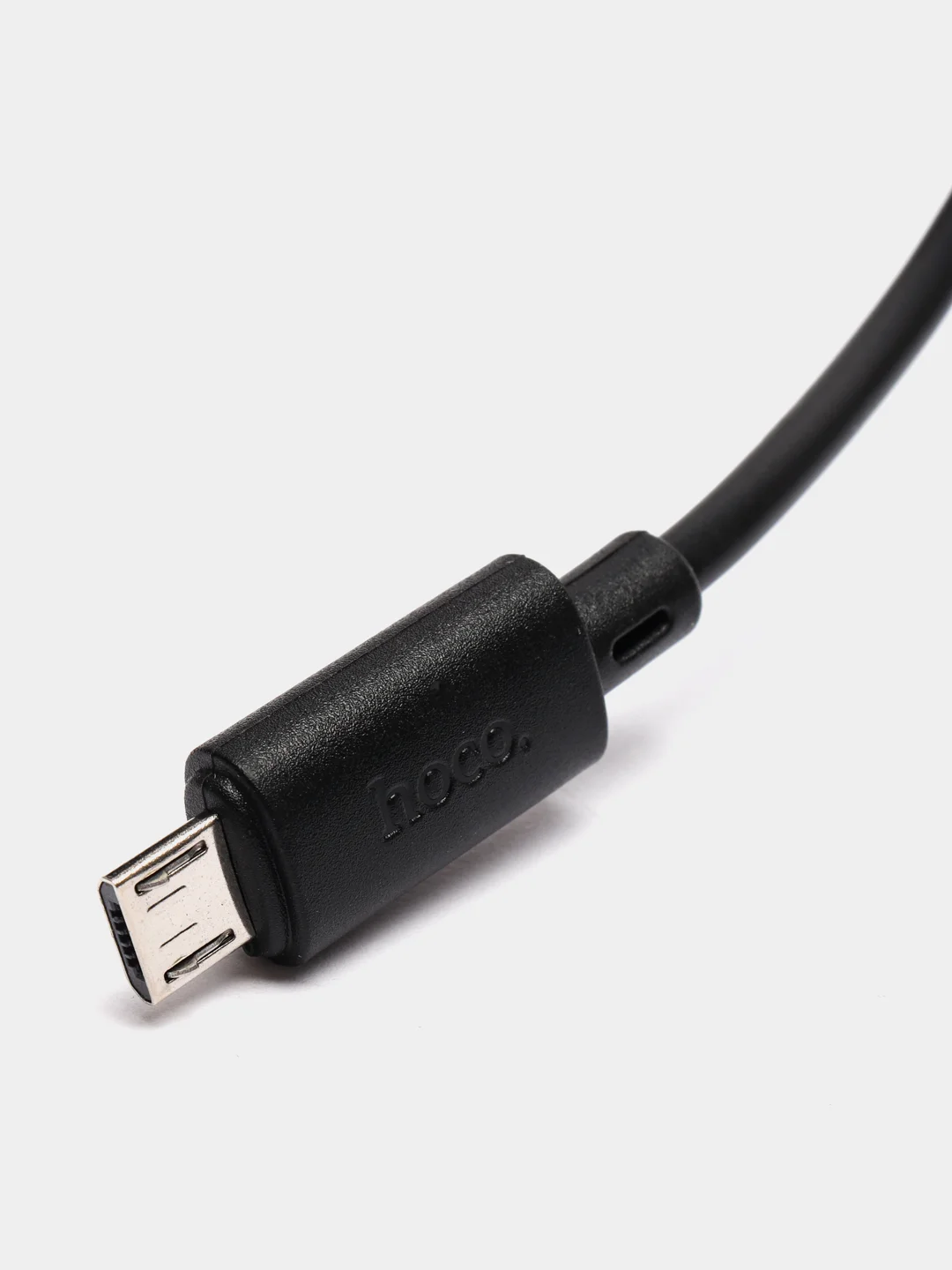 Черный кабель Hoco Micro-USB, Type-C, Lightning, 1 метр