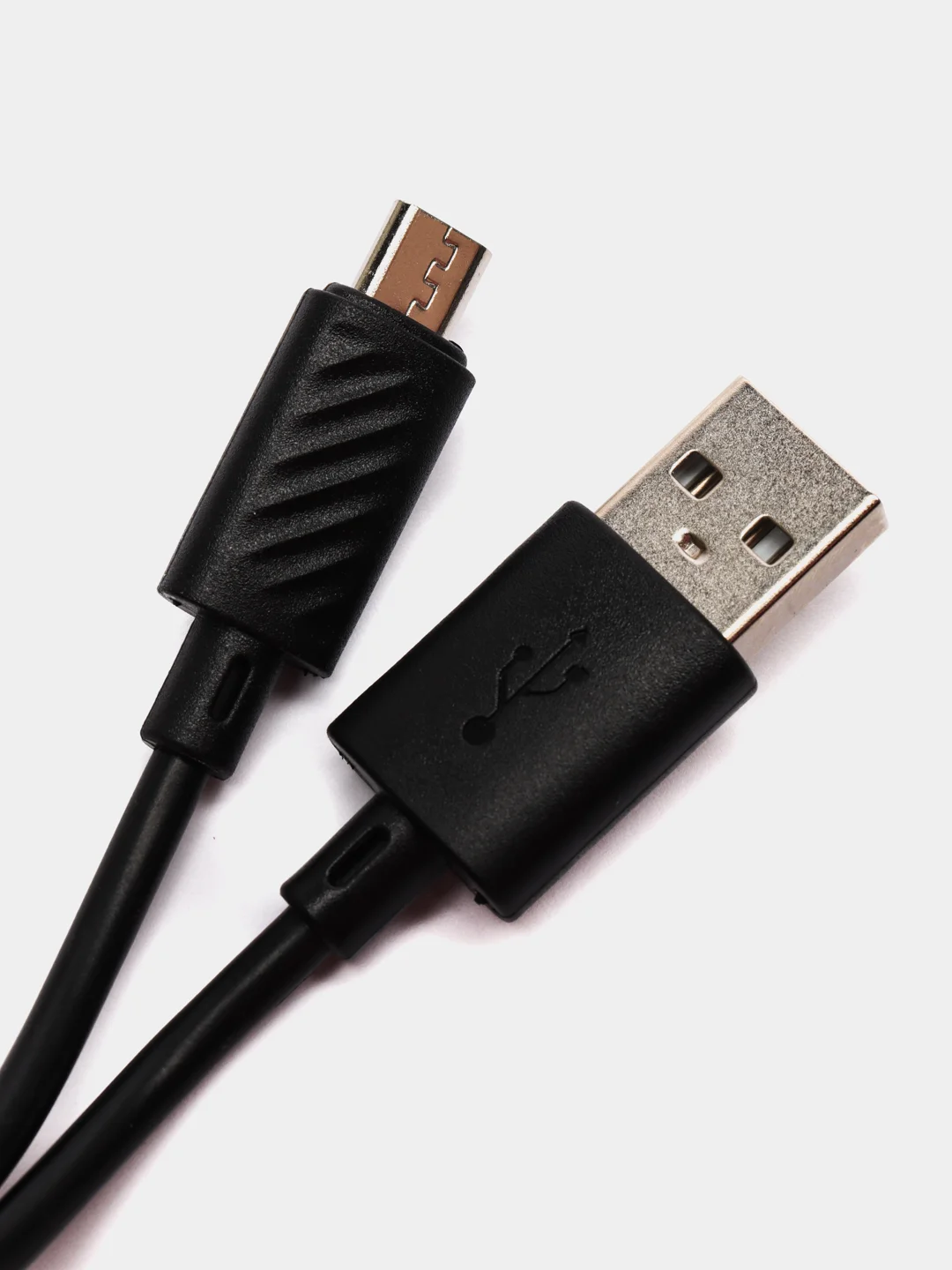 Черный кабель Hoco Micro-USB, Type-C, Lightning, 1 метр