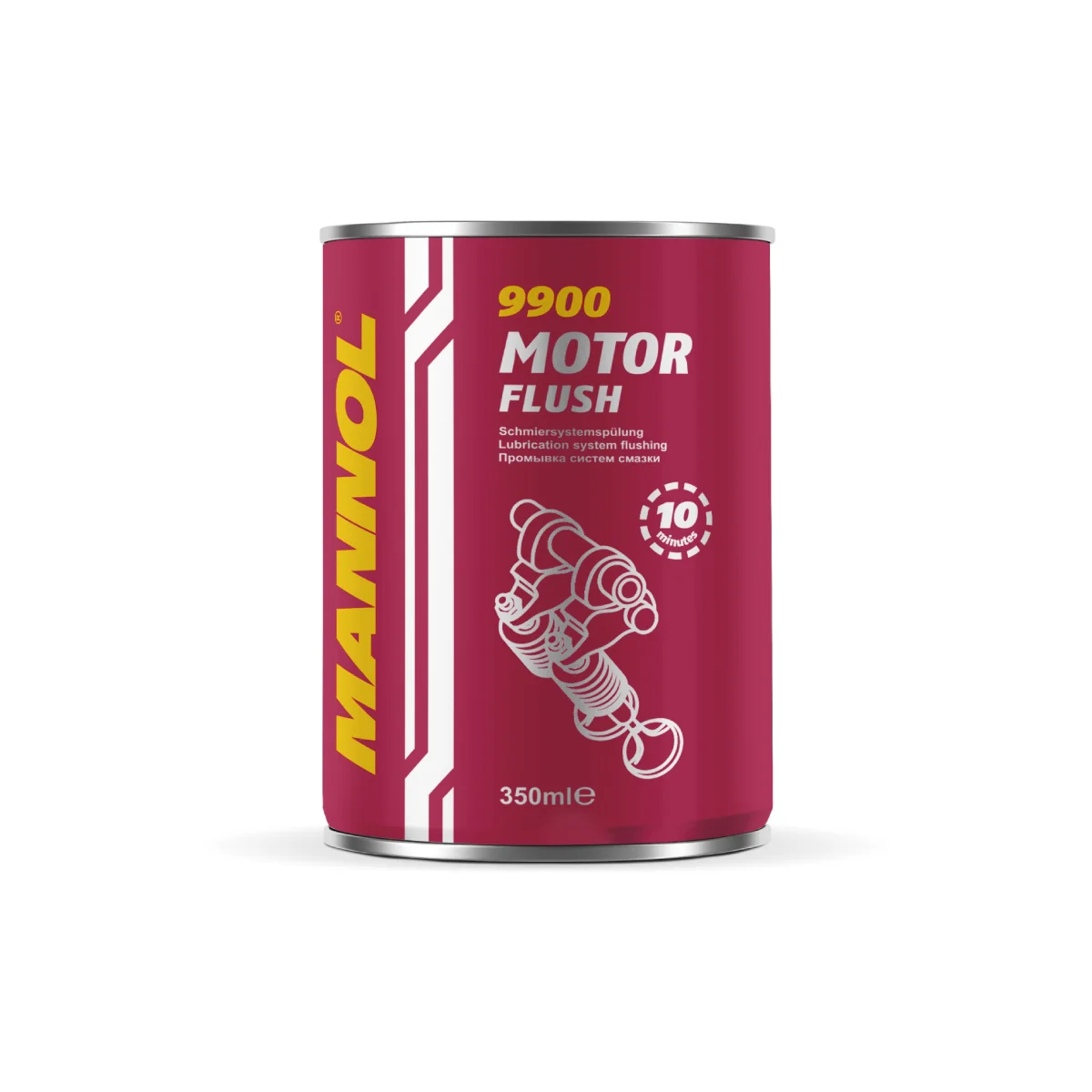 Промывка двигателя "MANNOL", очиститель системы смазки, 9900 Motor Flush, 350 мл, 10 мин