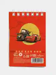 Блокнот на гребне, "Тачки", Disney, 32 листа, А7