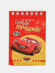 Блокнот на гребне, "Тачки", Disney, 32 листа, А7
