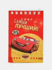 Блокнот на гребне, "Тачки", Disney, 32 листа, А7