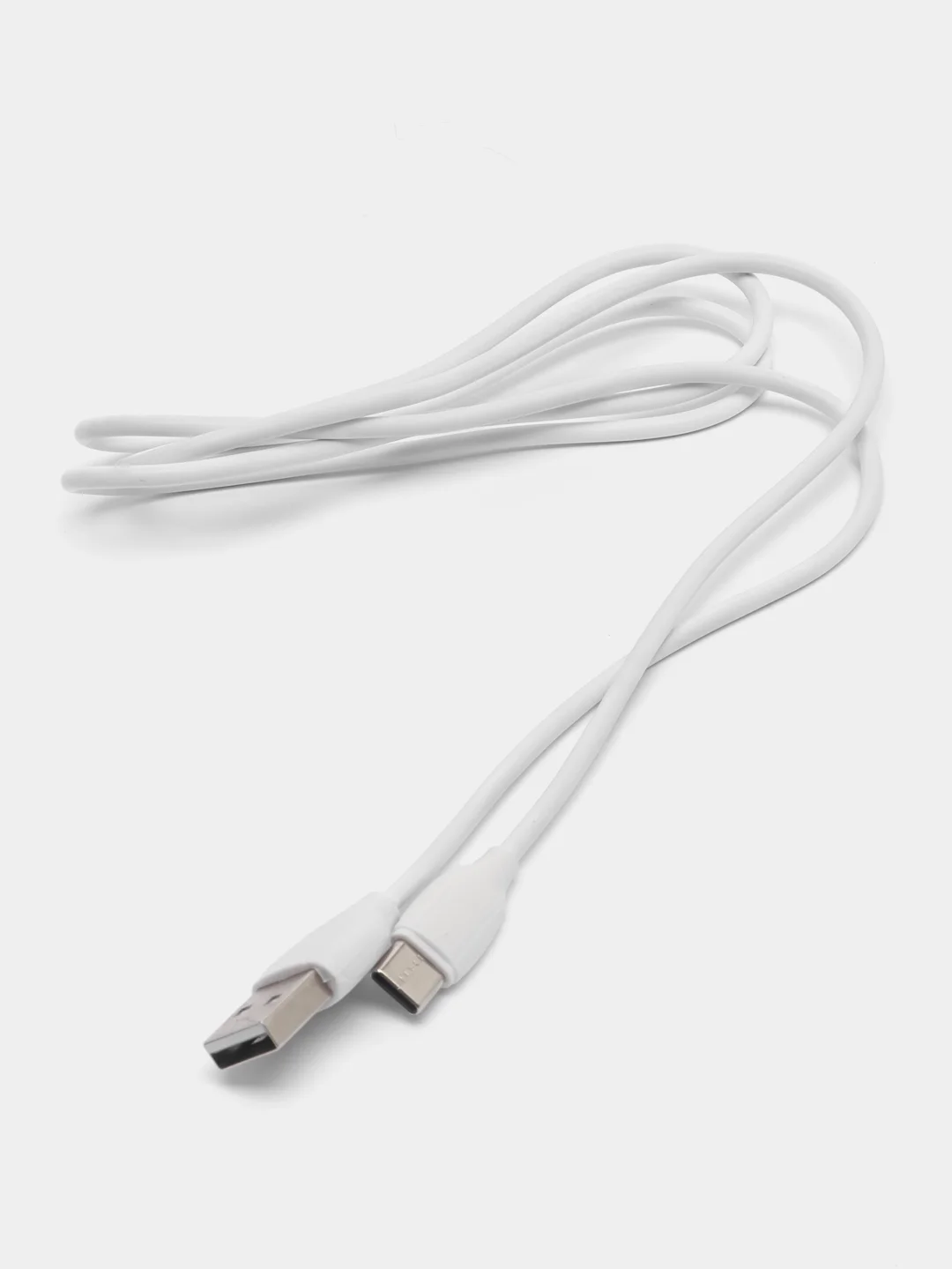 Белый кабель Type C  Borofone BX19 1 м.