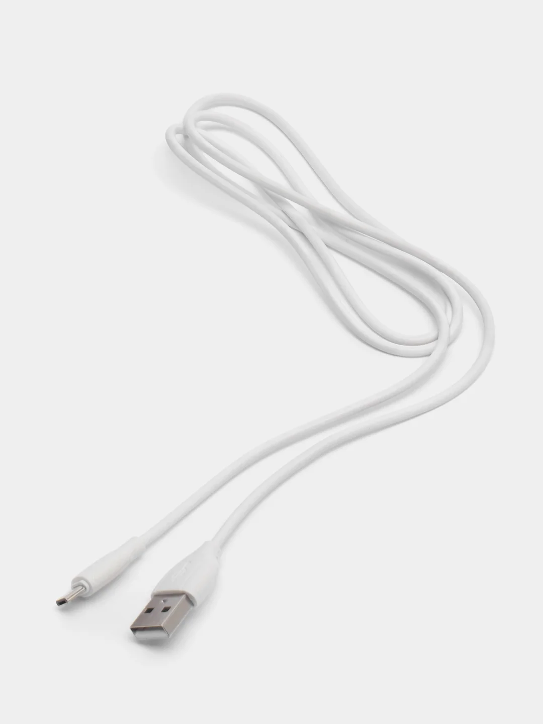 Белый кабель micro USB Borofone BX19, 1 м