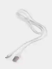 Белый кабель micro USB Borofone BX19, 1 м