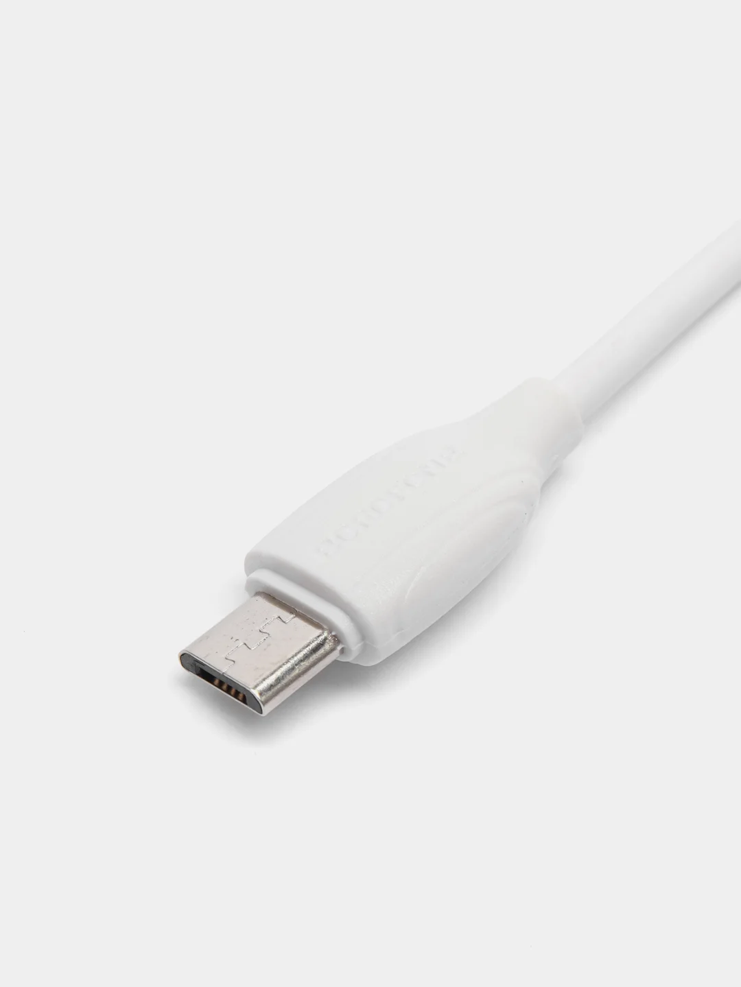 Белый кабель micro USB Borofone BX19, 1 м