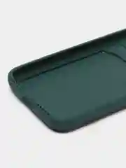 Зеленый чехол для iPhone 12, 13, Pro Max, 7, 8, SE 2020 с карманом для карт защита камеры динамика