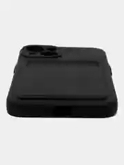 Черный чехол для iPhone 12, 13, Pro Max, 7, 8, SE 2020 с карманом для карт защита камеры динамика