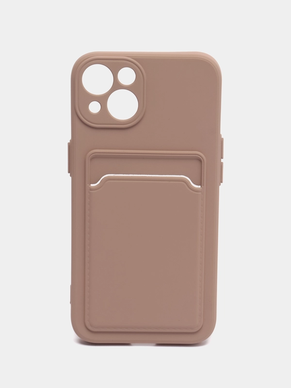 Чехол для iPhone 12, 13, Pro Max, 7, 8, SE 2020 с карманом для карт защита камеры динамика