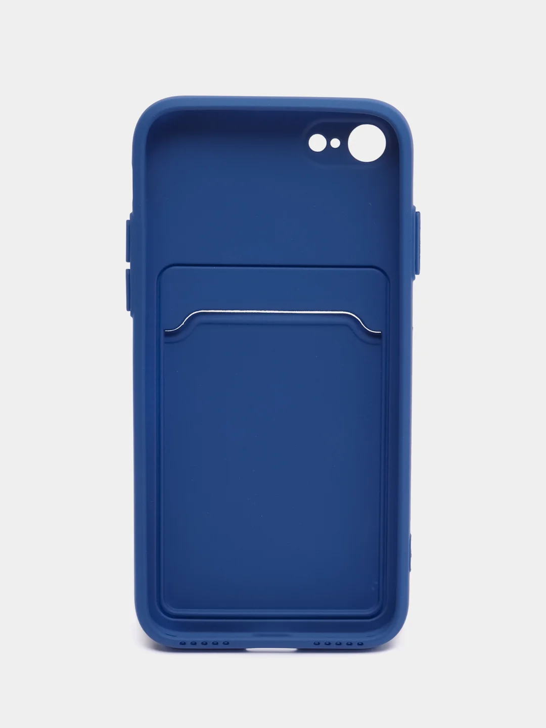 Индиго чехол для iPhone 12, 13, Pro Max, 7, 8, SE 2020 с карманом для карт защита камеры динамика