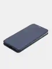 Синий чехол-книжка для Infinix Hot 11S