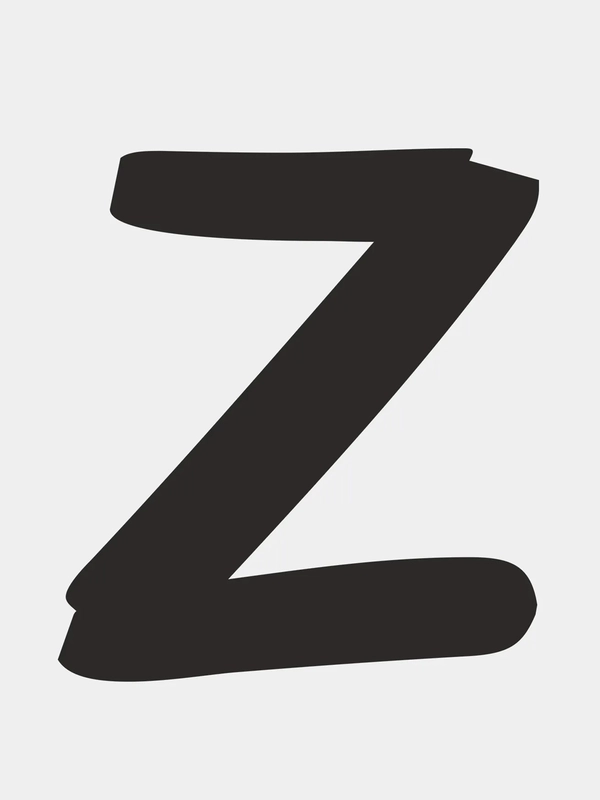Наклейка на авто "Z"