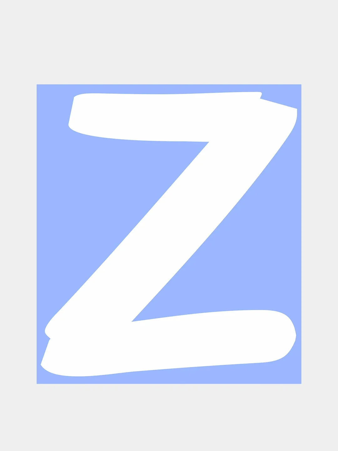 Наклейка на авто "Z"