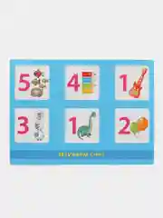 Детское лото "Изучаем счет" пластик 24 фишки