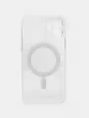 Прозрачный силиконовый чехол на Айфон iPhone 14 Max, чехол для айфон с MagSafe (Магсейф)