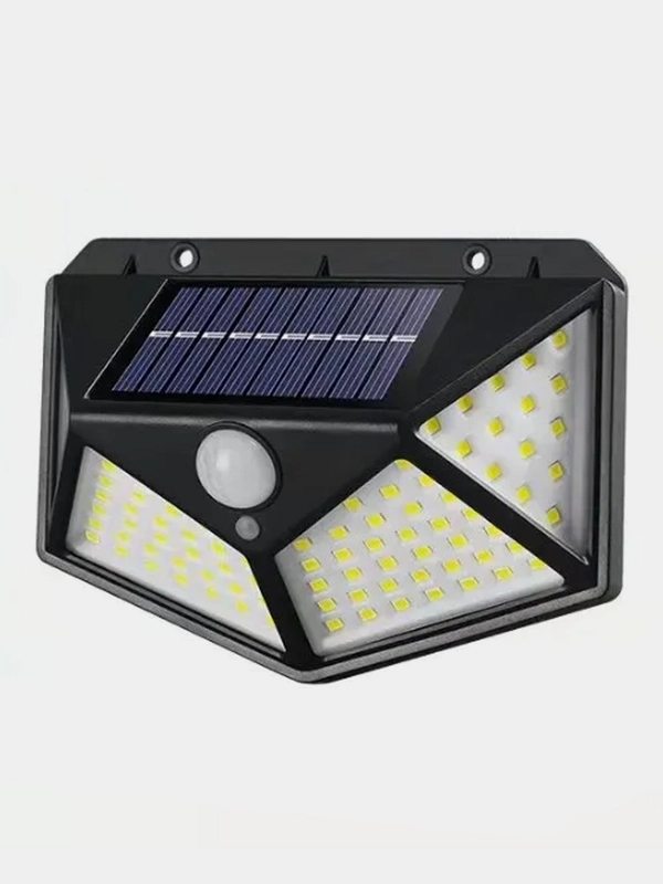 Уличный садовый LED-светильник на солнечной батарее с датчиком движения