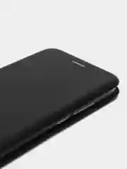 Черный чехол книжка для Xiaomi Redmi Note 8, Редми Нот 8