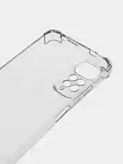 Серебряный силиконовый чехол Xiaomi Redmi Note 11 4G, Note 11S 4G, Note 11S NFC 4G (Сяоми Нот 11 НФС Нот 11С), прозрачный