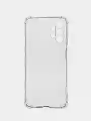 Прозрачный чехол Samsung Galaxy A13 4G (Самсунг Галакси А13), прозрачный черный с защитой камеры