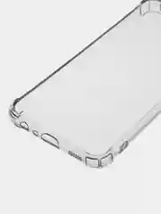 Прозрачный чехол Samsung Galaxy A13 4G (Самсунг Галакси А13), прозрачный черный с защитой камеры
