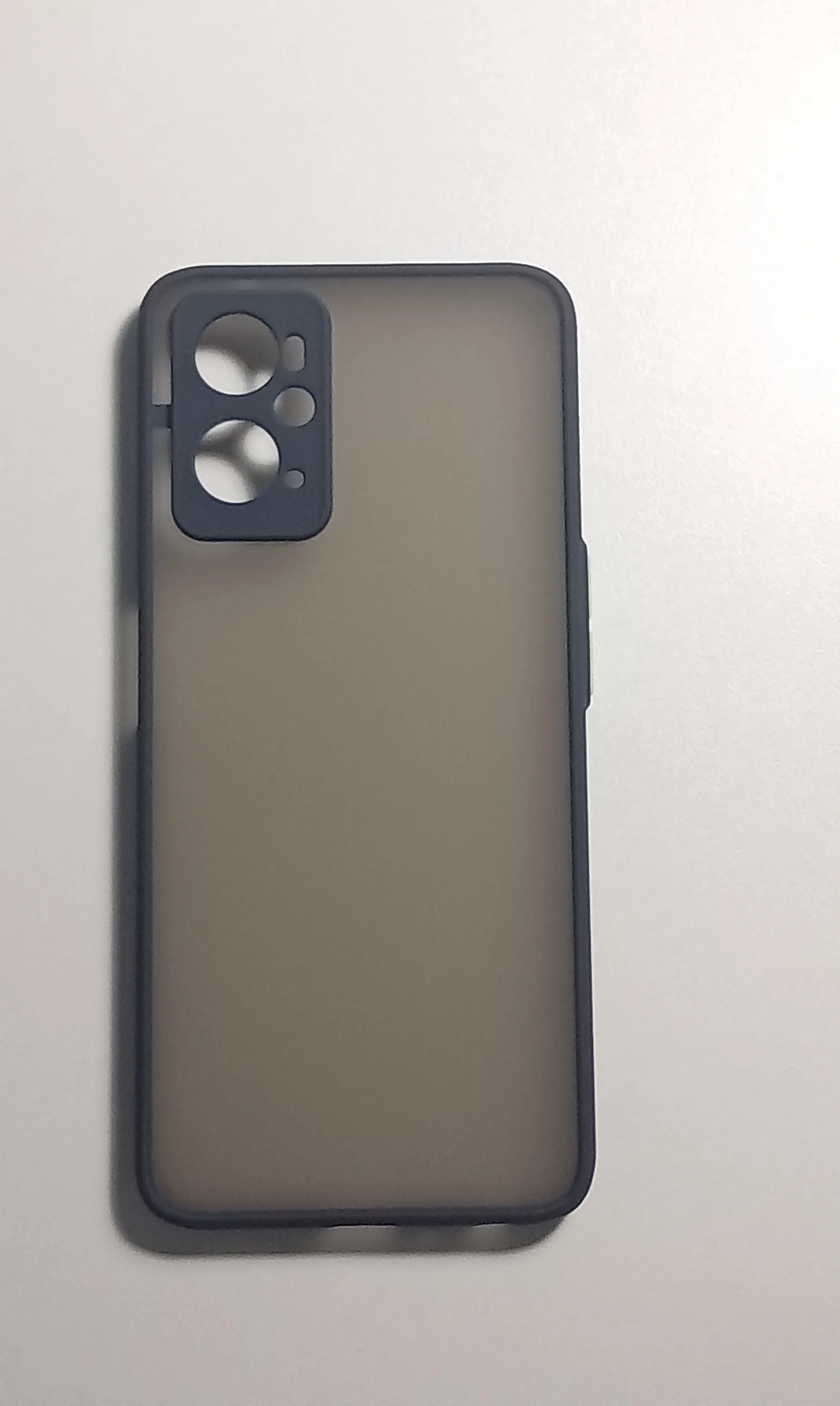 Темно-синий чехол OPPO A96 / Realme 9i  с защитой камеры и матовой спинкой