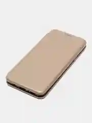 Золотой чехол-книжка Samsung Galaxy S9+/S9 Plus (Самсунг Галакси С9+ / С9 Плюс)