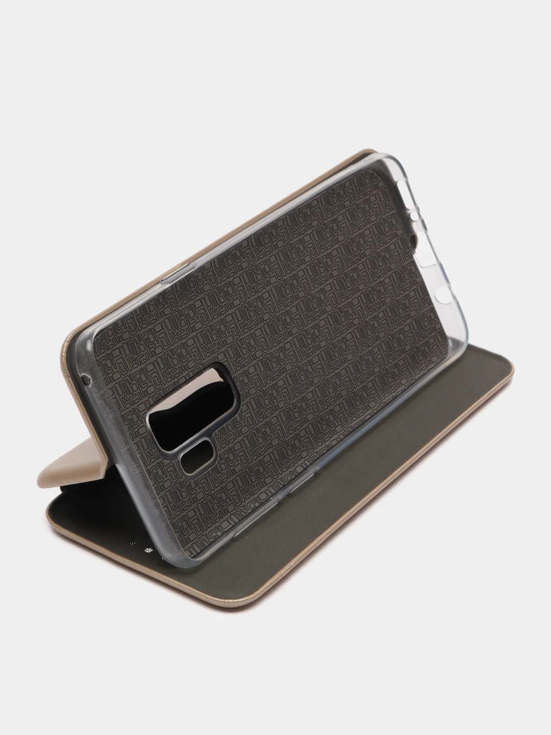 Золотой чехол-книжка Samsung Galaxy S9+/S9 Plus (Самсунг Галакси С9+ / С9 Плюс)