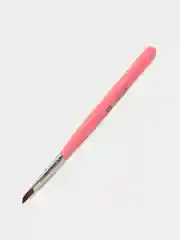 Кисть для бровей широкая скошенная, синтетика 5-6 мм